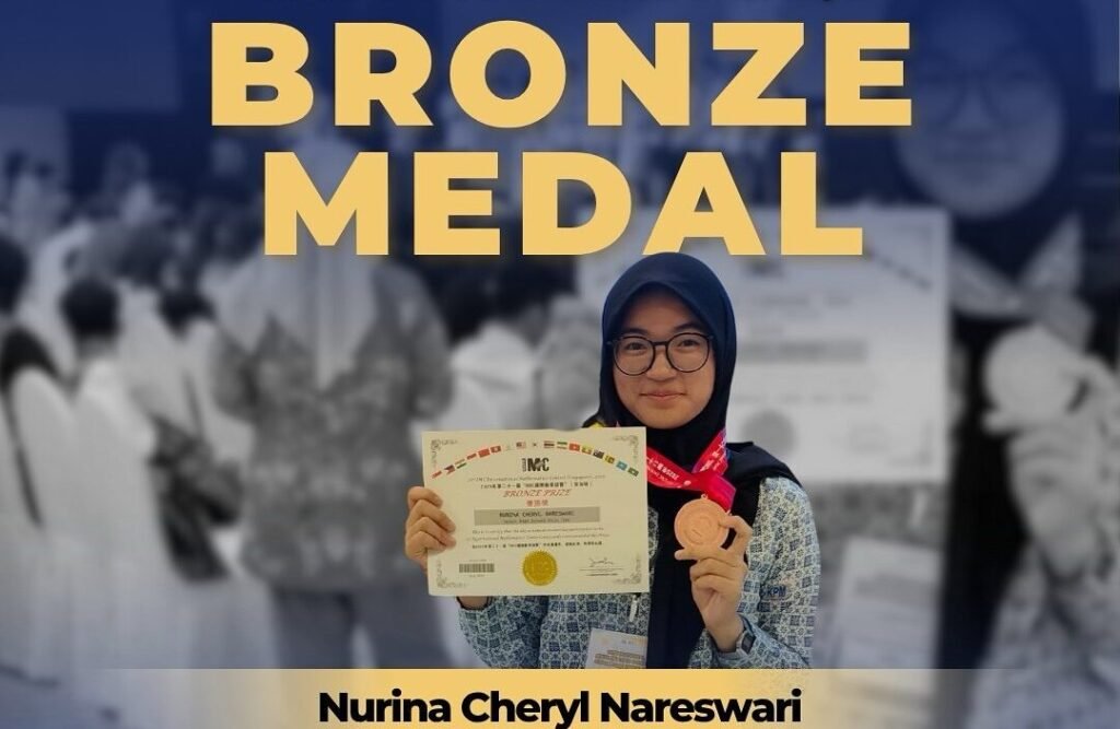 Harumkan Nama Bangsa, Siswi SMA TN Cimahi Raih Medali Perunggu di International Mathematics Contest 2025