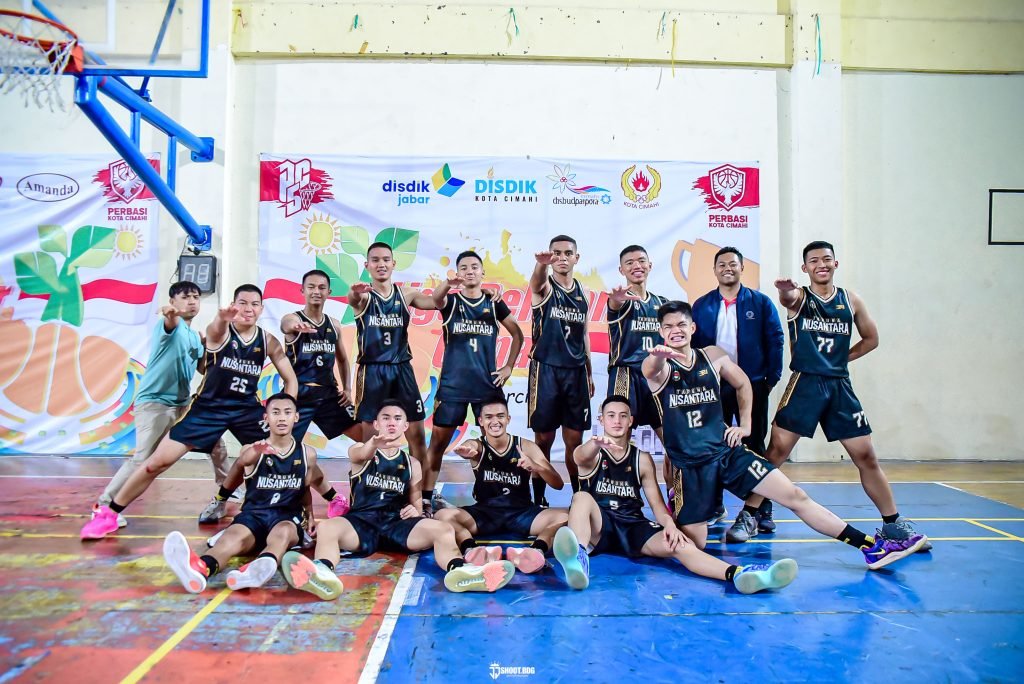 Mental Baja di Lapangan Basket, Tim SMA Taruna Nusantara Cimahi Sabet Juara 2 di Liga Pelajar Perbasi Kota Cimahi
