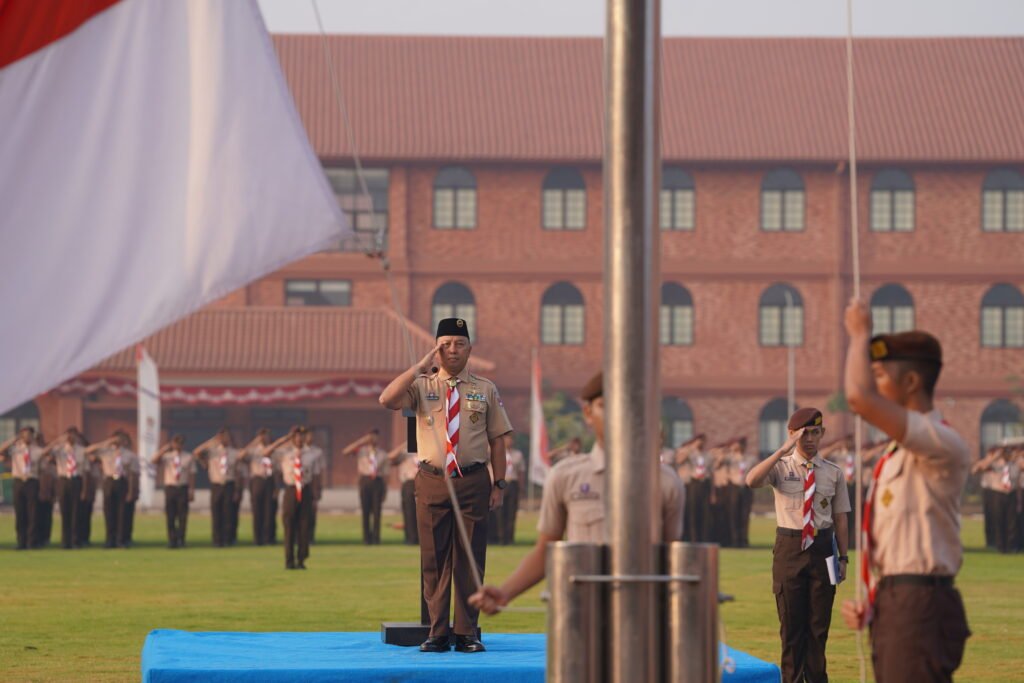 Satyaku Kudarmakan, Darmaku Kubaktikan, Khidmatnya Upacara Hari Pramuka Ke-65 di SMA Taruna Nusantara Kampus Cimahi