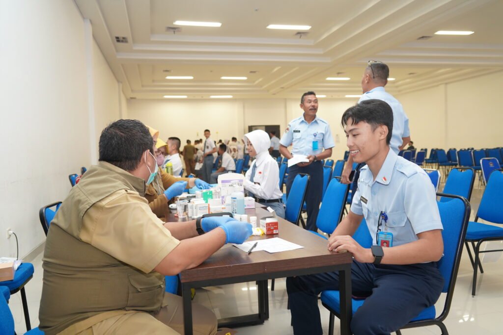 Semarak HUT RI ke-81, SMA Taruna Nusantara Kampus Cimahi Gelar Cek Kesehatan Gratis Bagi Seluruh Warga Kampus