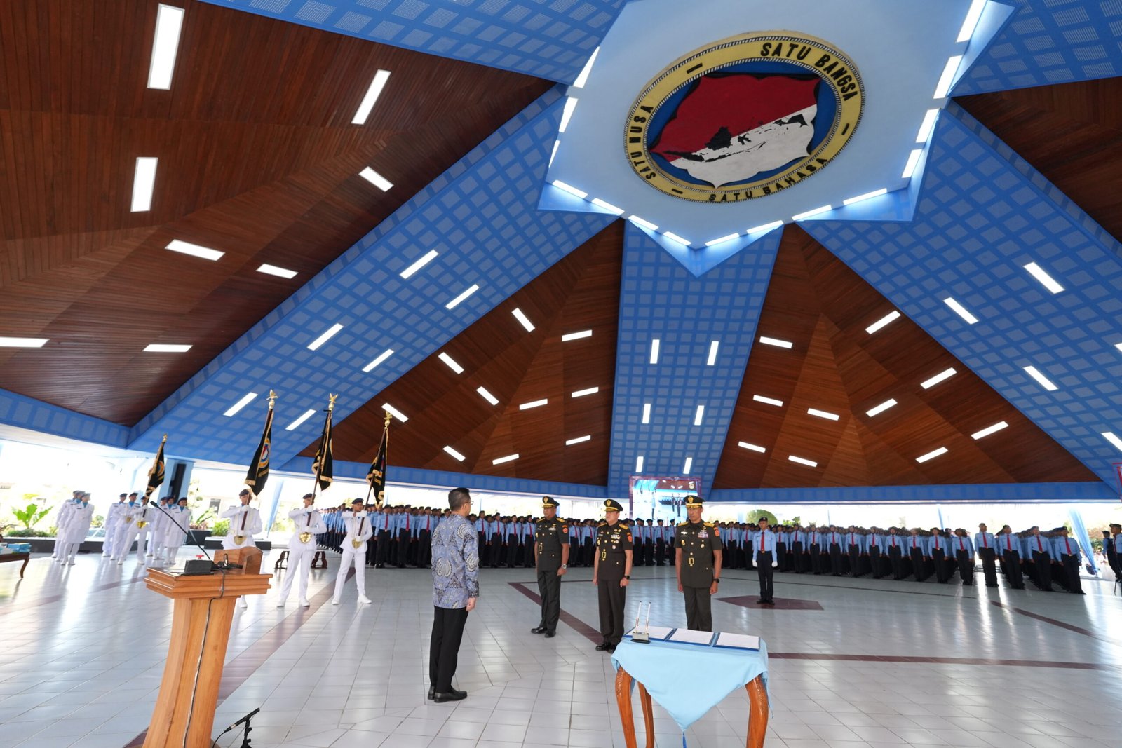 Menko PMK Menjadi Irup Penutupan PDK TN, Tiga Kepala Kampus Baru SMA Taruna Nusantara Resmi Dilantik